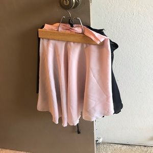 Ballet skirts one black one pink